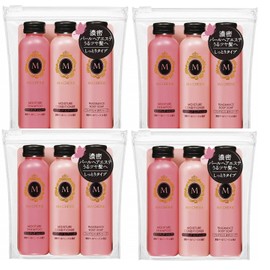 MACHERI Travel Set (Body Soap, Shampoo & Conditioner, 1.7 fl oz (50 ml) Each) x 4