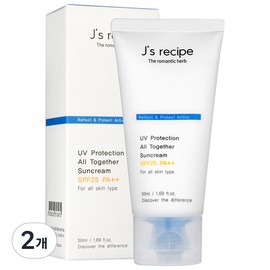 Partner_Reference 제이스레시피 UV 프로텍션 올 투게더 선크림 SPF25 PA++ 50ml 2개 / 제이스레시피 UV 프로텍션 올 투게더 선크림 SPF25 PA++ 50ml 2개