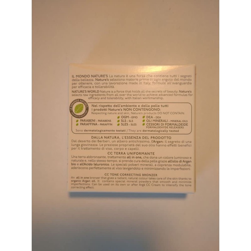 Nature's Argà CC Bronzer Sahara SPF15, 100% mineralisch mit Arganöl