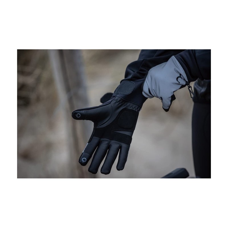 BBB Cycling Winter Gloves Cold Shield Reflective L Black