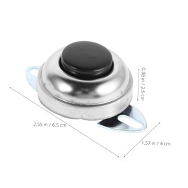 ABOOFAN Metal Push Button Horn Switch for Cars Trucks Agricultural Vehicles and Electric Bikes Quick Installation Durable Horn Button Replacement for Enhanced Vehicle Safety