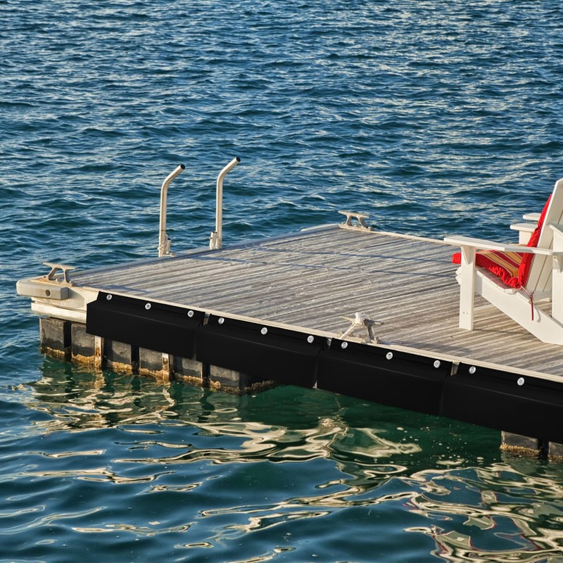 ORLANG 16" Dock Bumpers,PVC Dock Fenders with Stainless Steel Screws,Boat
