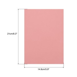 MECCANIXITY Colored Vellum Paper, 40 Sheet Light Pink Transparency 8.3" x 5.9" Printable Vellum Paper, Translucent Vellum Sheets for Printing Wedding Invitations Ink Jet Laser Printer