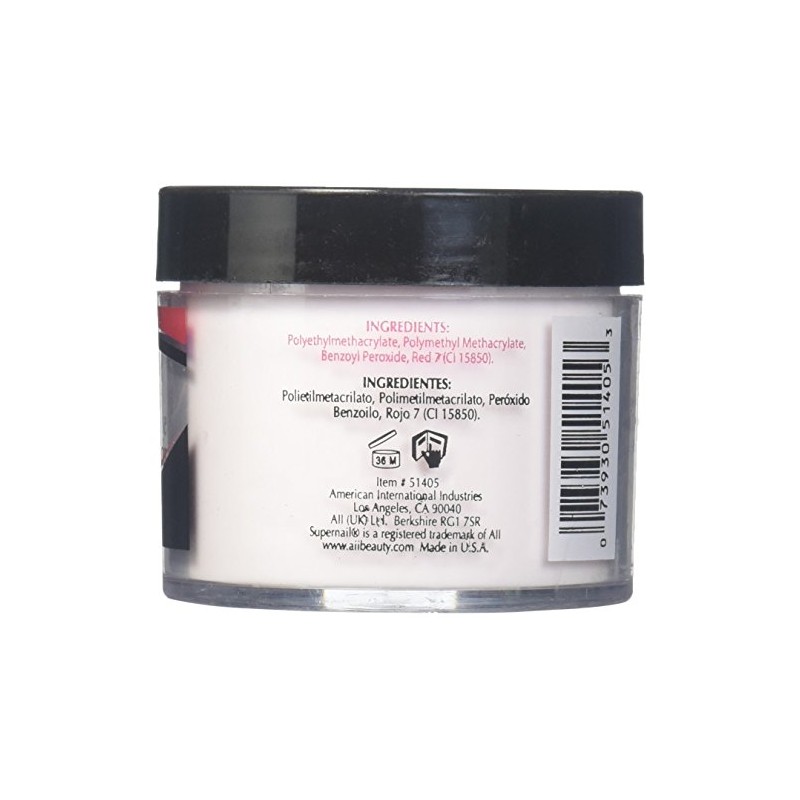 Supernail Nail Powder, Pink, 2 Ounce