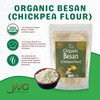 Jiva Organics Organic Chickpea Flour, Besan 2 Pound - Non-GMO,