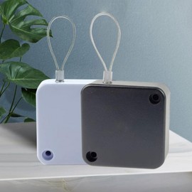 Automatic Wire Door Closer - No-Drill Lock for Sliding, Hinged Doors & Refrigerators Gomun Black 2ea