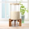 Xuthusman Capacity Airtight Glass Dry Food Storage Container Cereal Rice