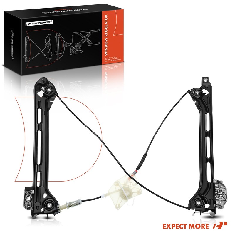 A-Premium Power Electric Window Regulator Without Motor Compatible with Volkswagen