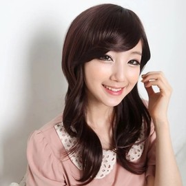 Medium Volume Brush Wave Full Wig (WFI7NNB) Natural Black WFI7NNB / 미디엄 볼륨 브러쉬 웨이브 통가발 (WFI7NNB) 네츄럴블랙WFI7NNB