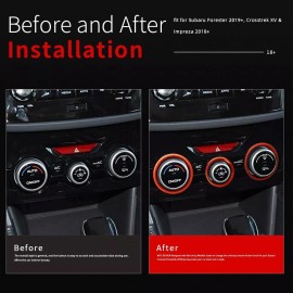 Auovo for Subaru Forester 2019-2024 Drive Mode Gear Shift Switch Knob Cover Ring