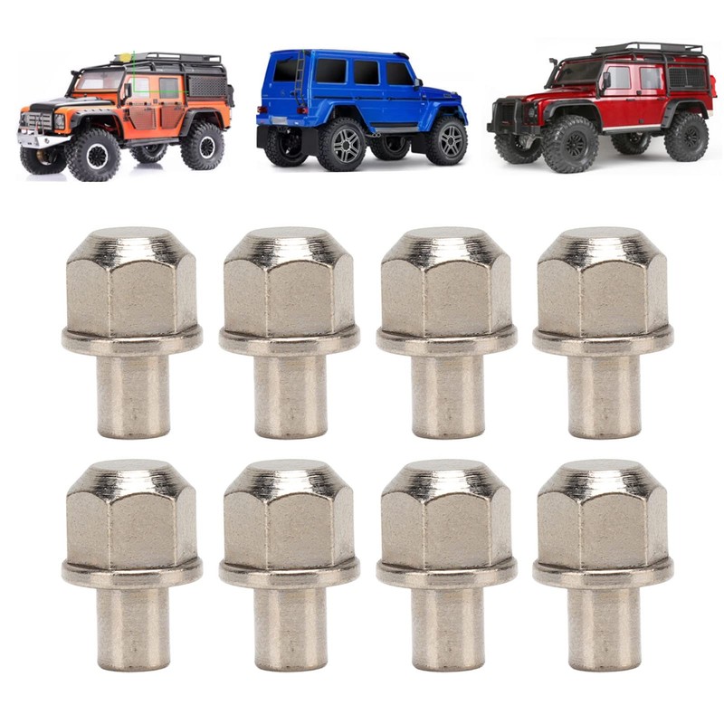 Fayelume 8PCS 12mm Hex Extension, Rc Wheel Nuts, Stainless Steel