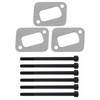 eMagTech 3 Set Muffler Gaskets with Muffler Bolts Compatible with