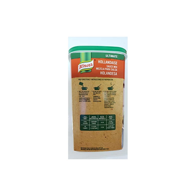 Knorr Hollandaise Sauce Mix, 30.2-ounce Can (1.89 Lb) - 1