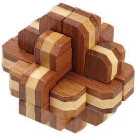 Philos 6055-Flower-Puzzle Bamboo Green Games Puzzle 12-Piece Puzzle.