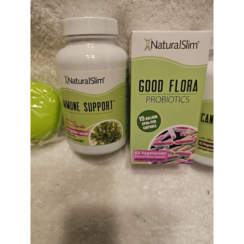 Naturalslim Candida Cleanse Support Kit Capsules (New)