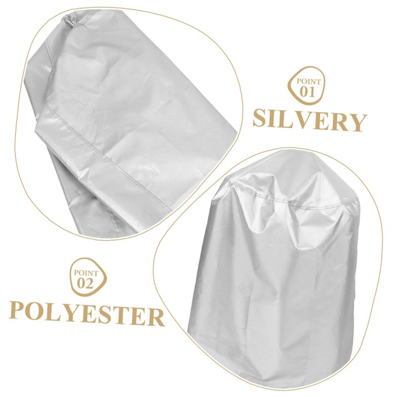 KONTONTY Polyester BBQ Grill Cover Grill Protector Large Heavy Duty