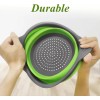 Unbranded Collapsible Colander Set of 3 Green