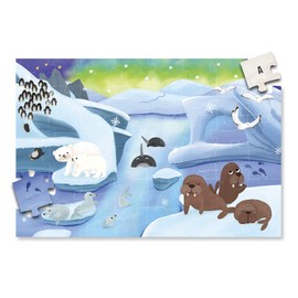 48 Piece Floor Puzzle for Kids & Treasure Map System, Jigsaw Puzzles for Kids, Toddlers, Preschool Age 3,4,5,6, Extra Large Childrens Puzzles (2 x 3 feet Long)