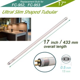 Flyercatch 17'' T4 16W Warm White Fluorescent Bulb Replacement Furnlite FC-952 Light,Westek 20125 - FA200WBC,16 Watt 120V Linear 3000K FC-953,G5 Base (3 Pack)