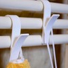 Frypay Radiator Towel Rail, Pack of 8, White, 9.6 x