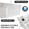 Simple Houseware 2 Tier Bathroom Organizer Tray Pull-Out Sliding Drawer,
