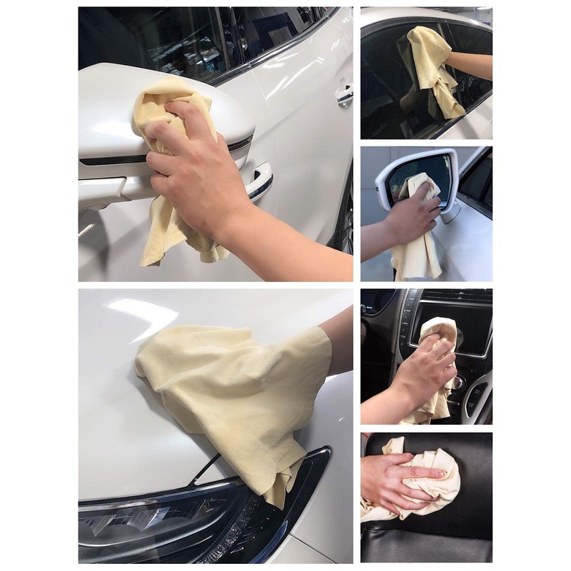 Alberta Sheepskin Elite Chamois Drying Cloth Car Drying Towel Real