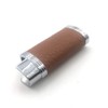 Lucklybestseller Metal Leather Lighter Case Cover Holder for Bic Mini