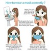Black-50pack Disposable Face Masks, Ear Loop. Protective, breathable, dust-proof, 3protective
