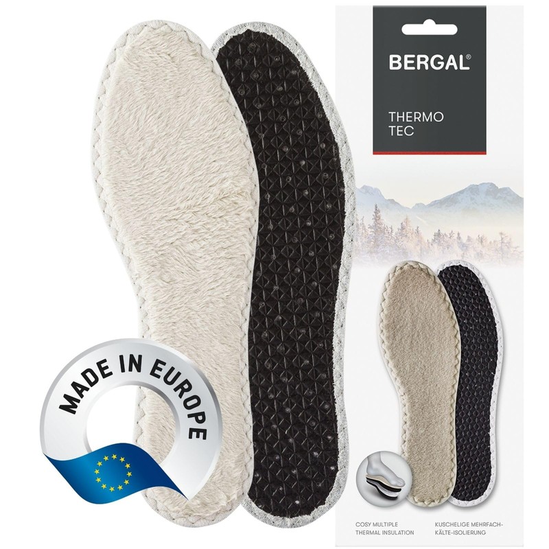 Bergal Bergal Thermo Tec Comfort Insole, Beige, 11 UK