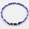20" Ionic Titanium Baseball Braided Necklace Sports Softball Royal Blue