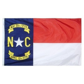 3x5' North Carolina Heavy Weight Nylon Flag from All Star Flags