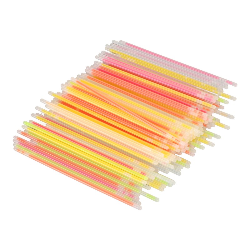 100PCS Glow Sticks Safe Waterproof Light Sticks Glow in The