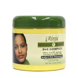 Rinju 5in1 Complex Scalp & Hair Rejuvenator Cream 16 Oz (454 g)