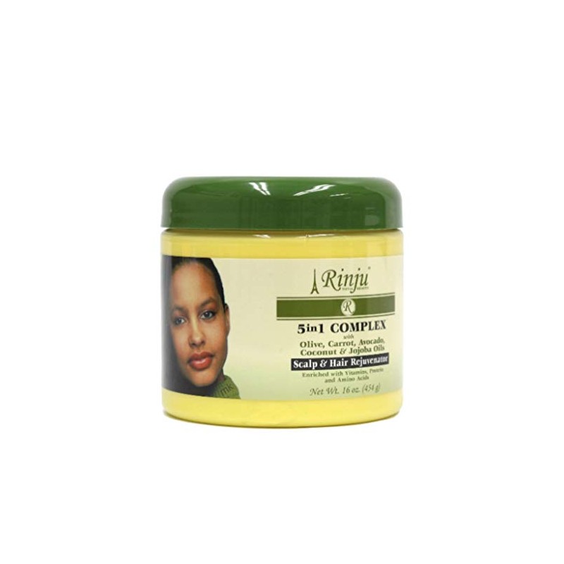 Rinju 5in1 Complex Scalp & Hair Rejuvenator Cream 16 Oz