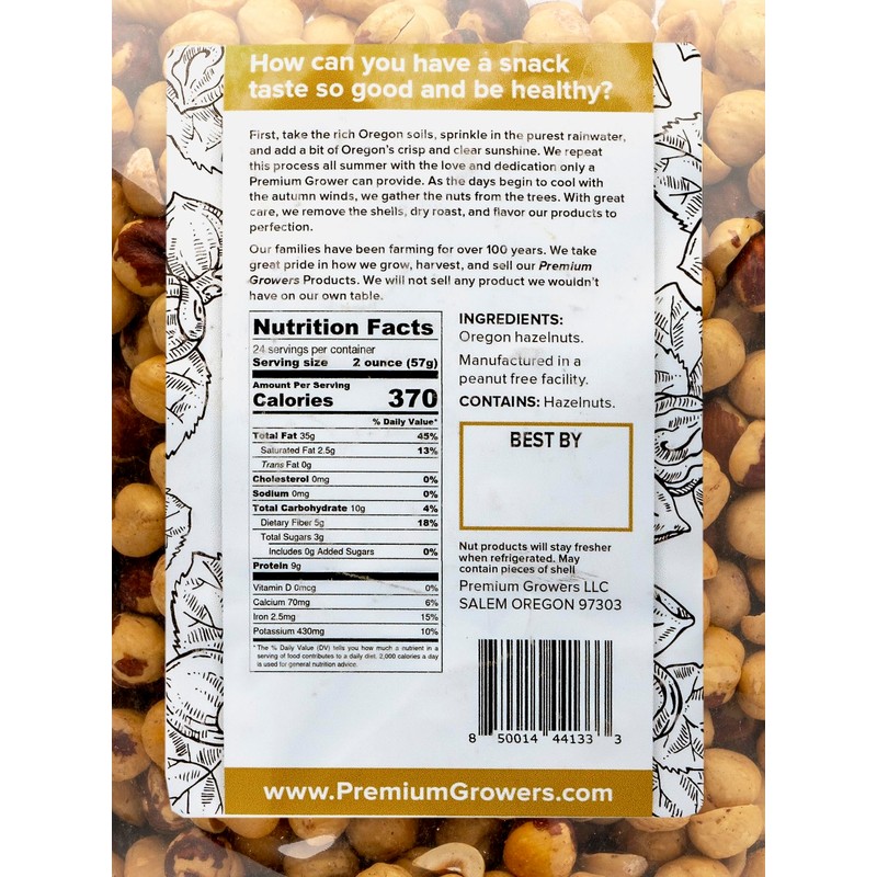 Oregon Farm To Table - Hazelnuts from Premium Growers -