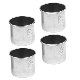 4 Piezas Taza Medidora De Líquidos Tazas De Líquidos Vaso Medidor De Arroz Vasos De Precipitados Vaso De Laboratorio Ingrediente Acero Inoxidable Escala Taza De Agua