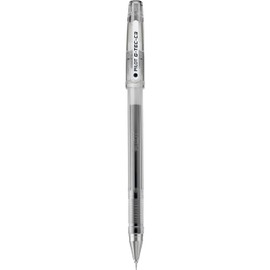 PILOT G-Tec-C Gel Ink Rolling Ball Pens, Micro Fine Point (0.3mm), Black Ink, 12-Pack (35488)