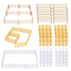 60 Pieces Of Mini Fences, Simulated Stable Fence Toys, Farm