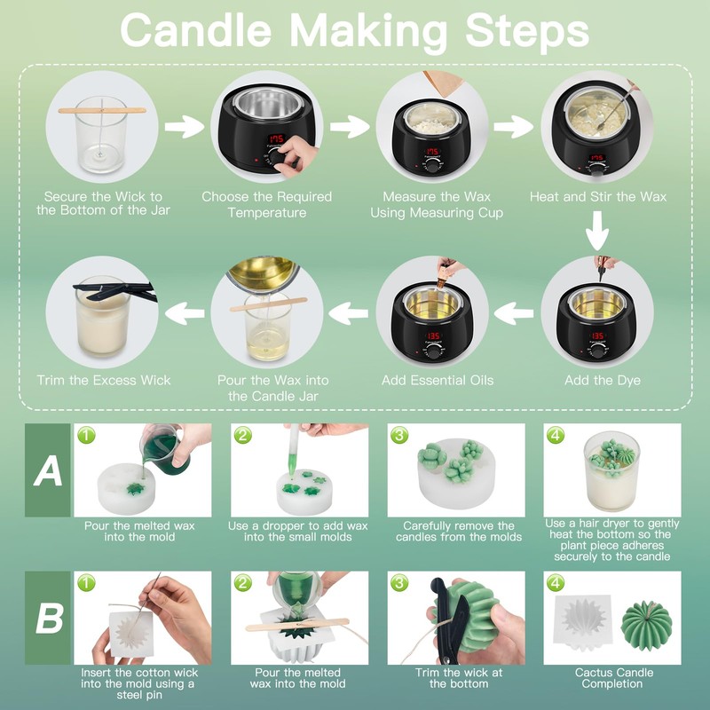 Candle Making Kit for Adults & Beginners - All-in-One DIY