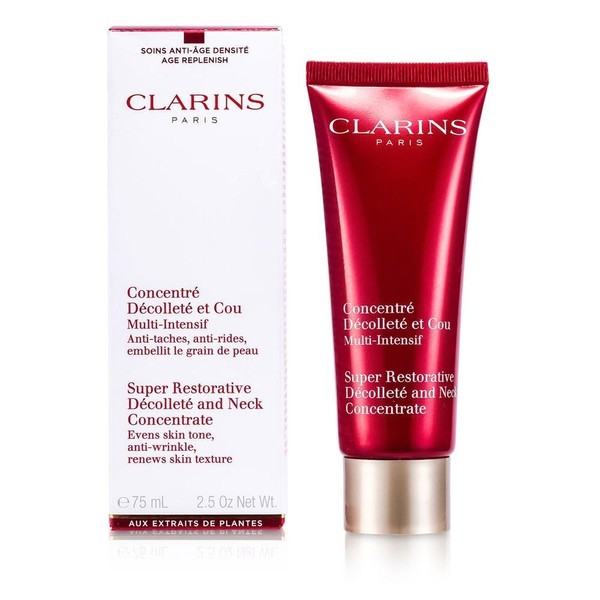 Clarins Super Restorative Decollete and Neck Concentrate, 2.5 Ounce