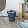 balvi Waste Paper Bin Letters Colour Blue Original Waste Paper