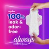 Always Radiant Feminine Pads for Women, Flexfoam Pads with Wings,