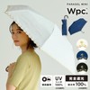 2023 Wpc. 801-19720-102 Women's Mini Folding Parasol, Blackout, Scallop, 19.7