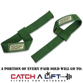 SERIOUS STEEL FITNESS OD Green Weight Lifting Straps (Traditional)