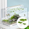 PAGOW 36pcs Floating Aquarium Plants, Plastic Fake Duckweed, Artificial Floating