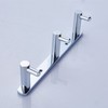 Aothpher Brass Bathroom Towel Hook Rail/Rack with 3 Hangers Wall