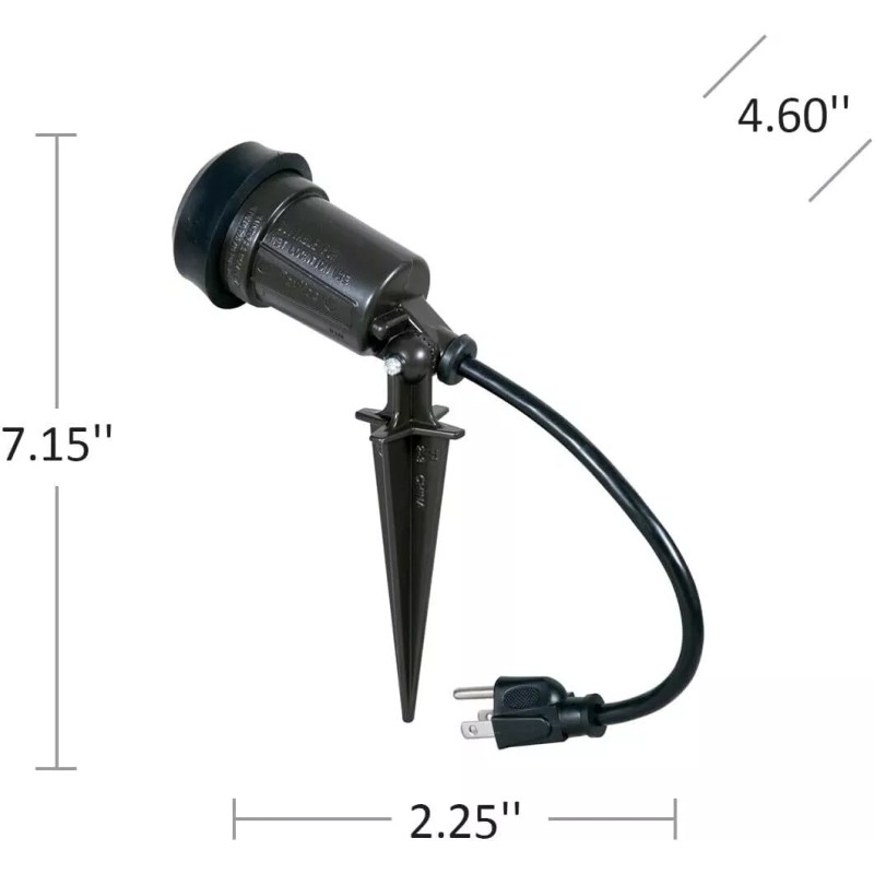 Bell Hubbell-Bell SL101B Portable Spike Light Par 38 Bulb Bronze