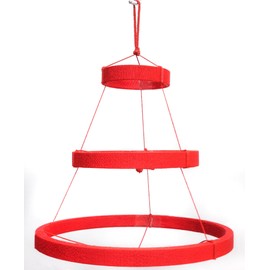 Jigeya Hanging Ornament Material, Ring for Ring, 5.5 inches (14 cm), Red -