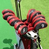 Craftsman Golf 11pcs/Set Meshy Golf Club Iron Head Covers Headcover