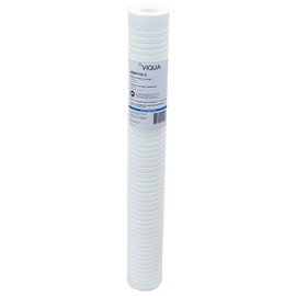 Viqua AWP110-2 Sediment Filter – 5 Micron, 2.5 x 20 Inches, Melt-Blown Polypropylene Cartridge – NSF Certified Whole House Water Filtration, Fits Standard 20-Inch Filter Housings